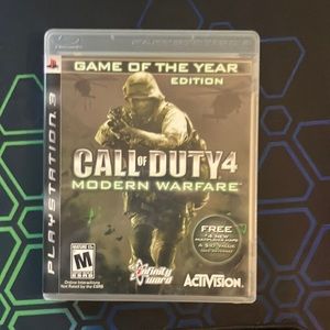 Call of duty 4 goty ps3
